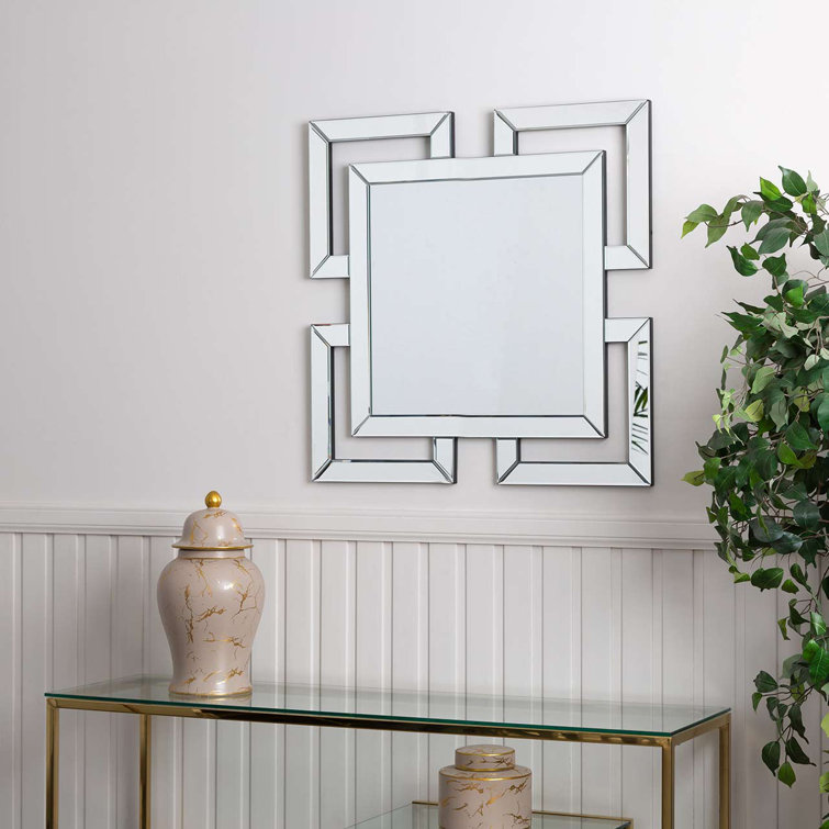 Fairmont Park Anel Geo Wall Mirror for Living Room Furniture, Square